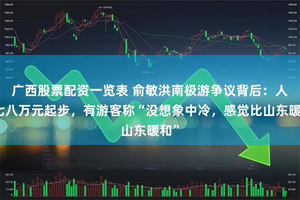 广西股票配资一览表 俞敏洪南极游争议背后：人均七八万元起步，有游客称“没想象中冷，感觉比山东暖和”